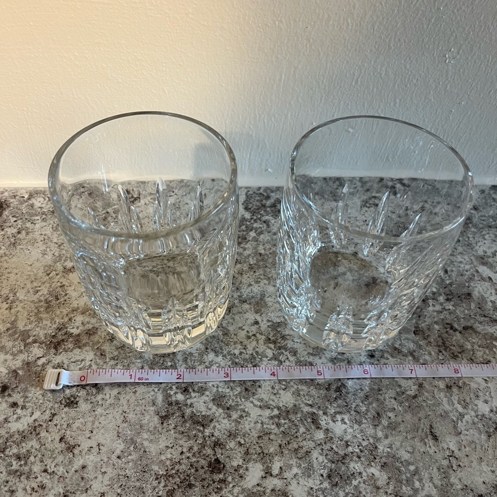 Lenox Firelight Clear Double Old Fashioned Glasses Set of 2 - Picture 2 of 8